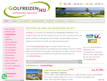 Tablet Screenshot of golfreizen.nu